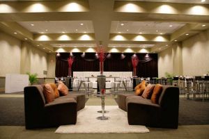 Fabulous Lounge and Cocktail Holiday Party set at the Red Oak Ballroom A in Fort Worth, Sundance Square