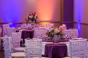 purple tables