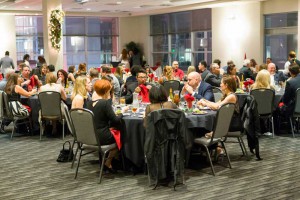 Red Oak Ballroom Houston/CiryCentre set for a Holiday Party