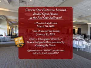 Sign up for our Red Oak Ballroom Open Houses, Time slots are limited