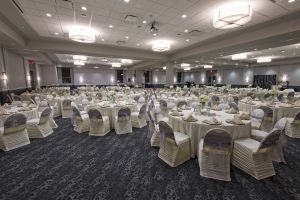 Red Oak Ballroom, San Antonio North Park. view of Red Oak Ballroom-A set for Party