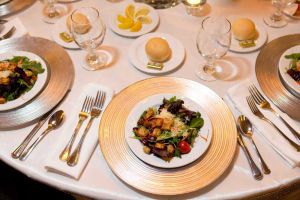 Fabulous Holiday Party setup at the Red Oak Ballroom in Houston, CityCentre